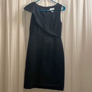 Black loft structured dress